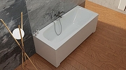 Акриловая ванна Ravak Septima 160x70 C631S00000 без гидромассажа, с ножками CY00000000-2