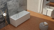 Акриловая ванна Ravak Septima 160x70 C631S00000 без гидромассажа, с ножками CY00000000-3