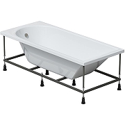 Акриловая ванна Corpa Nera Francesca 170x75 CN05017WH без гидромассажа, с ножками KAR-0000047-2