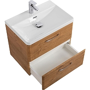 Тумба с раковиной BelBagno Due 60 DUE-600-2C-SO-RN-P+60 BB-8076-3-60 подвесная Rovere Nature-1