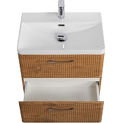 Тумба с раковиной BelBagno Due 60 DUE-600-2C-SO-RN-P+60 BB-8076-3-60 подвесная Rovere Nature-3