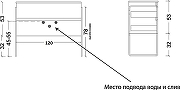 Тумба с раковиной Boheme Armadi Art Vallessi 120 837-120-C mat+Armadi Art Vallessi 120 838-120-W подвесная Кашемир матовый-9