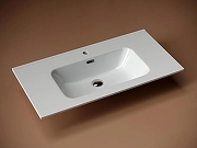 Тумба с раковиной Sancos Folk 90 FL90GS+Ceramicanova Element 90 CN7002 подвесная Grey soft-6