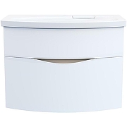 Тумба с раковиной Kerama Marazzi Riva 80 RV.80\WHT.M+Riva 80 RV.wb.80 подвесная Белая матовая