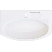 Тумба с раковиной Kerama Marazzi Riva 80 RV.80\WHT.M+Riva 80 RV.wb.80 подвесная Белая матовая-12