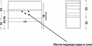 Тумба с раковиной Boheme Armadi Art Vallessi 100 837-100-D+Armadi Art Vallessi 100 838-100-A подвесная Dark Oak-6