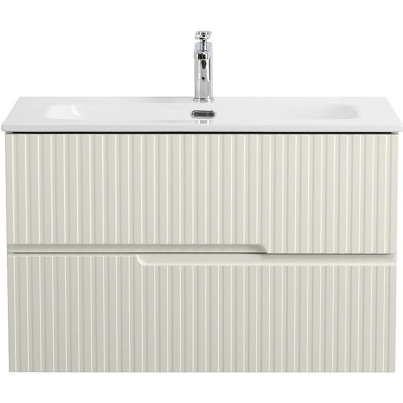 Тумба с раковиной Cezares Duet-N 80 DUET-N-800-2C-SO-AS-P+Duet 80 CZR-8095-80 подвесная 