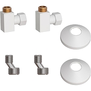 Комплект подключения Point PN00012W 3/4 х 1/2 ГШ квадрат цвет Белый