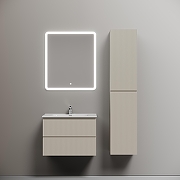 Тумба с раковиной Sancos Snob R 70 SNR70CE+Ceramicanova Element 70 CN7007 подвесная Beige Soft-1
