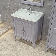 Тумба с раковиной Caprigo Albion Concept 70 34011-SF028+70 Y-070В Серая матовая-1