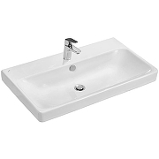 Тумба с раковиной Aquaton Сканди 80 1A283001SDB20+Santek Адриана 80 1WH501772 подвесная Белый глянец Дуб верона-9