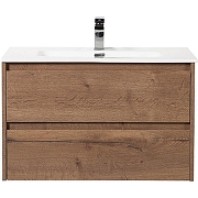Тумба с раковиной BelBagno Kraft 70 KRAFT-700-2C-SO-RT+70 BB700ETL подвесная Rovere Tabacco