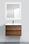 Тумба с раковиной BelBagno Kraft 70 KRAFT-700-2C-SO-RT+70 BB700ETL подвесная Rovere Tabacco-1