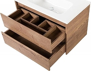 Тумба с раковиной BelBagno Kraft 70 KRAFT-700-2C-SO-RT+70 BB700ETL подвесная Rovere Tabacco-2