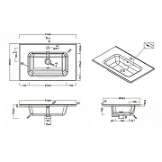 Тумба с раковиной BelBagno Kraft 70 KRAFT-700-2C-SO-RT+70 BB700ETL подвесная Rovere Tabacco-6