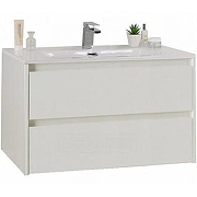 Тумба с раковиной BelBagno Kraft 100 KRAFT-1000-2C-SO-BO+100 BB1000ETL подвесная Bianco Opaco