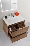 Тумба с раковиной BelBagno Kraft 80 39-800/390-2C-SO-RT+800BB800/390ETL подвесная Rovere Tabacco-1