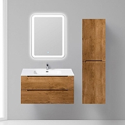 Тумба с раковиной BelBagno Etna 90 ETNA-900-2C-SO-RN-P+90 BB900ETL подвесная Rovere Nature-1