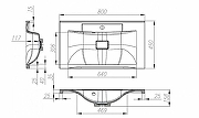Тумба с раковиной BelBagno Marino 80 MARINO-800-2C-PIA-BL-P+80 BB800/450-LV-MR-PR Белая-6