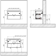 Тумба с раковиной BelBagno Etna 100 ETNA-1000-2C-SO-RN-P+100 BB1000ETL подвесная Rovere Nature-3