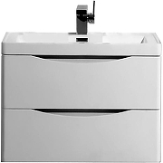Тумба с раковиной BelBagno Ancona-N 60 ANCONA-N-600-2C-SO-BL+Energia-N 60 EA-600-LVB подвесная Bianco lucido
