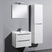 Тумба с раковиной BelBagno Ancona-N 60 ANCONA-N-600-2C-SO-BL+Energia-N 60 EA-600-LVB подвесная Bianco lucido-1