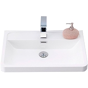 Тумба с раковиной BelBagno Ancona-N 60 ANCONA-N-600-2C-SO-BL+Energia-N 60 EA-600-LVB подвесная Bianco lucido-3