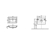 Тумба с раковиной BelBagno Ancona-N 60 ANCONA-N-600-2C-SO-BL+Energia-N 60 EA-600-LVB подвесная Bianco lucido-5