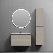 Тумба с раковиной Sancos Snob T 90 SNT90CE+Ceramicanova Element 90 CN7002 подвесная Beige Soft-1