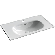 Тумба с раковиной Sancos Code 80 CD80GP+Ceramicanova Sabo 80 CN13002 подвесная цвет Серая платина-6