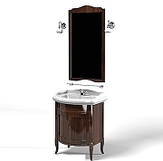 Тумба с раковиной Kerasan Retro 60 735140+Retro 69 104601*1 Орех-5