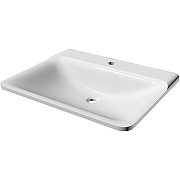Тумба с раковиной Raval Welto 60 Wel.01.60.2/P/W/RL+Solo 60 Solo.08.60/W/RL подвесная Белая-15