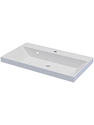 Тумба с раковиной Uperwood Tanos 80 2930205142+Classic 80 291020337 подвесная цвет Белый матовый Графит матовый-10