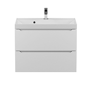 Тумба с раковиной Uperwood Tanos 70 291020243+Classic 70 291020336 подвесная цвет Белый матовый
