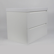 Тумба с раковиной Uperwood Tanos 70 291020243+Classic 70 291020336 подвесная цвет Белый матовый-2