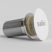 Донный клапан Salini 16131WM click-clack цвет Белый матовый-1