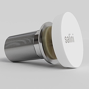 Донный клапан Salini 16232WM click-clack цвет Белый матовый-1