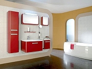 Зеркальный шкаф Gorenje Jazz F35.03 цвет Красный матовый-1