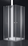 Душевой уголок Cezares Elena 120x100 ELENA-W-AH-2-120/100-P-Cr-R профиль Хром стекло рифленое