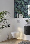 Унитаз с инсталляцией Ceramicanova Forma CN3009 + Jacob Delafon E29025-NF+E4316-CP с сиденьем Микролифт и клавишей смыва Хром-12