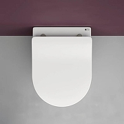 Унитаз с инсталляцией Ceramicanova Play CN3001 + WeltWasser WW Marberg 507 10000005949+10000005952 с сиденьем Микролифт с клавишей смыва Хром глянцевый-9
