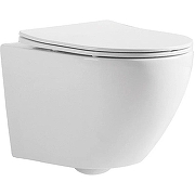 Унитаз с инсталляцией CeramaLux 2197 + WeltWasser WW Marberg 507 10000005949+10000005953 с сиденьем Микролифт с клавишей смыва Хром глянцевый-1