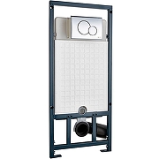 Унитаз с инсталляцией BelBagno Uno-Tor BB5177CH-TOR/SC + WeltWasser WW Marberg 507 10000005949+10000005952 с сиденьем Микролифт с клавишей смыва Хром глянцевый-12