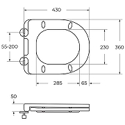 Унитаз с инсталляцией BelBagno Uno-Tor BB5177CH-TOR/SC + WeltWasser WW Marberg 507 10000005949+10000005953 с сиденьем Микролифт с клавишей смыва Хром глянцевый-17