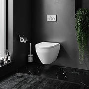 Унитаз с инсталляцией AM.PM Spirit FlashClean C701700WH+C707857WH + Alcaplast Sadromodul AM101/1120+M71 с сиденьем Микролифт и клавишей смыва Хром-12