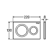 Унитаз с инсталляцией AM.PM Spirit FlashClean C701700WH+C707857WH + Viega Prevista Dry 792855 с сиденьем Микролифт и клавишей смыва Хром-16