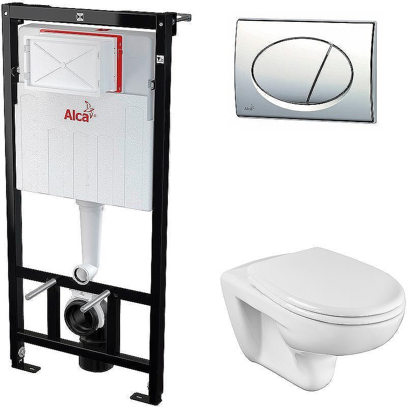 Унитаз с инсталляцией Roca Mateo 346200000+ZRU9302822 + Alcaplast Sadromodul AM101/1120+M71 