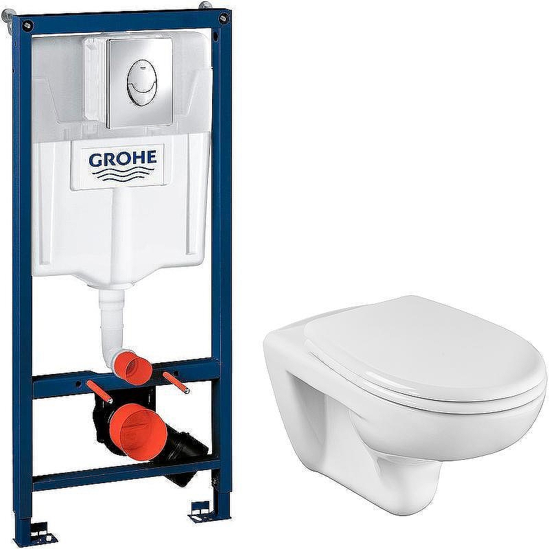 Унитаз с инсталляцией Roca Mateo 346200000+ZRU9302822 + Grohe Rapid SL 38721001 