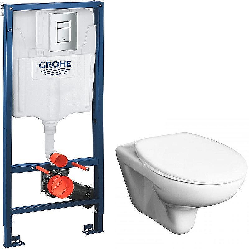 Унитаз с инсталляцией Roca Mateo 346200000+ZRU9302815 + Grohe Rapid SL 38772001 