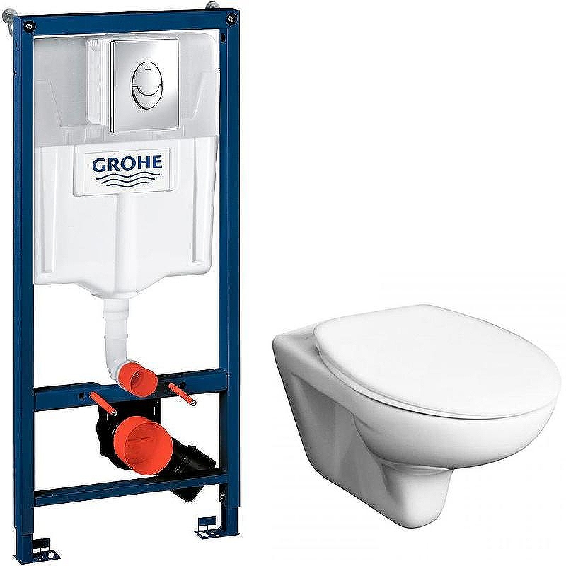 Унитаз с инсталляцией Roca Mateo 346200000+ZRU9302815 + Grohe Rapid SL 38721001 
